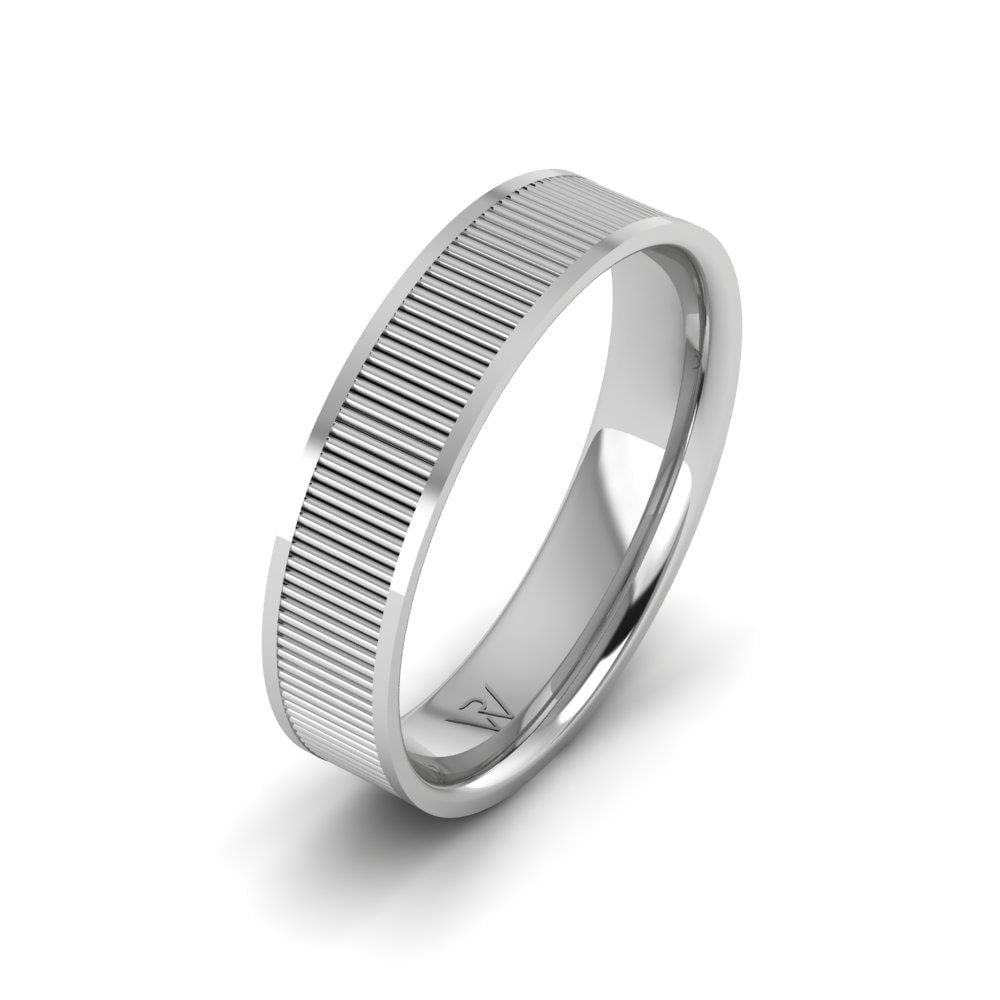 Alliances en Argent Rhodié couple Infinifire