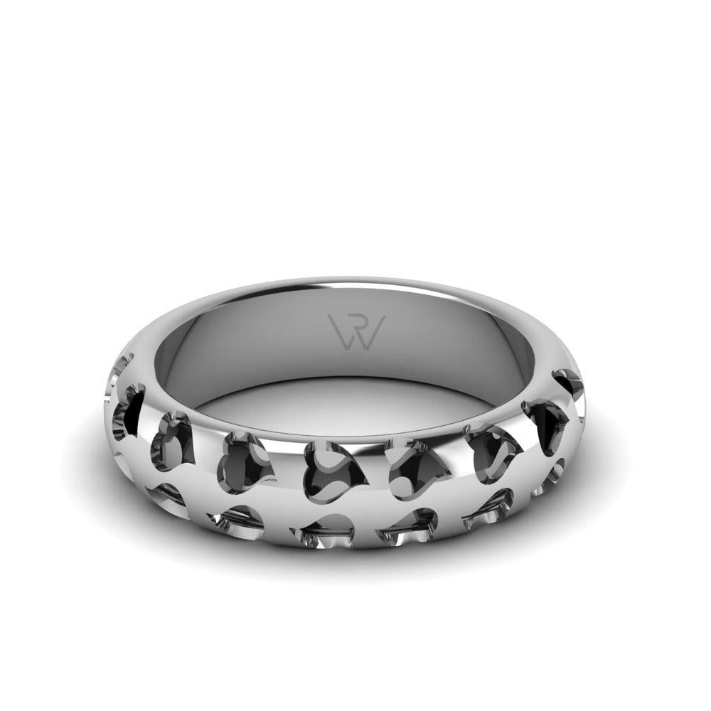 Alliances en Argent Rhodié couple Merveille