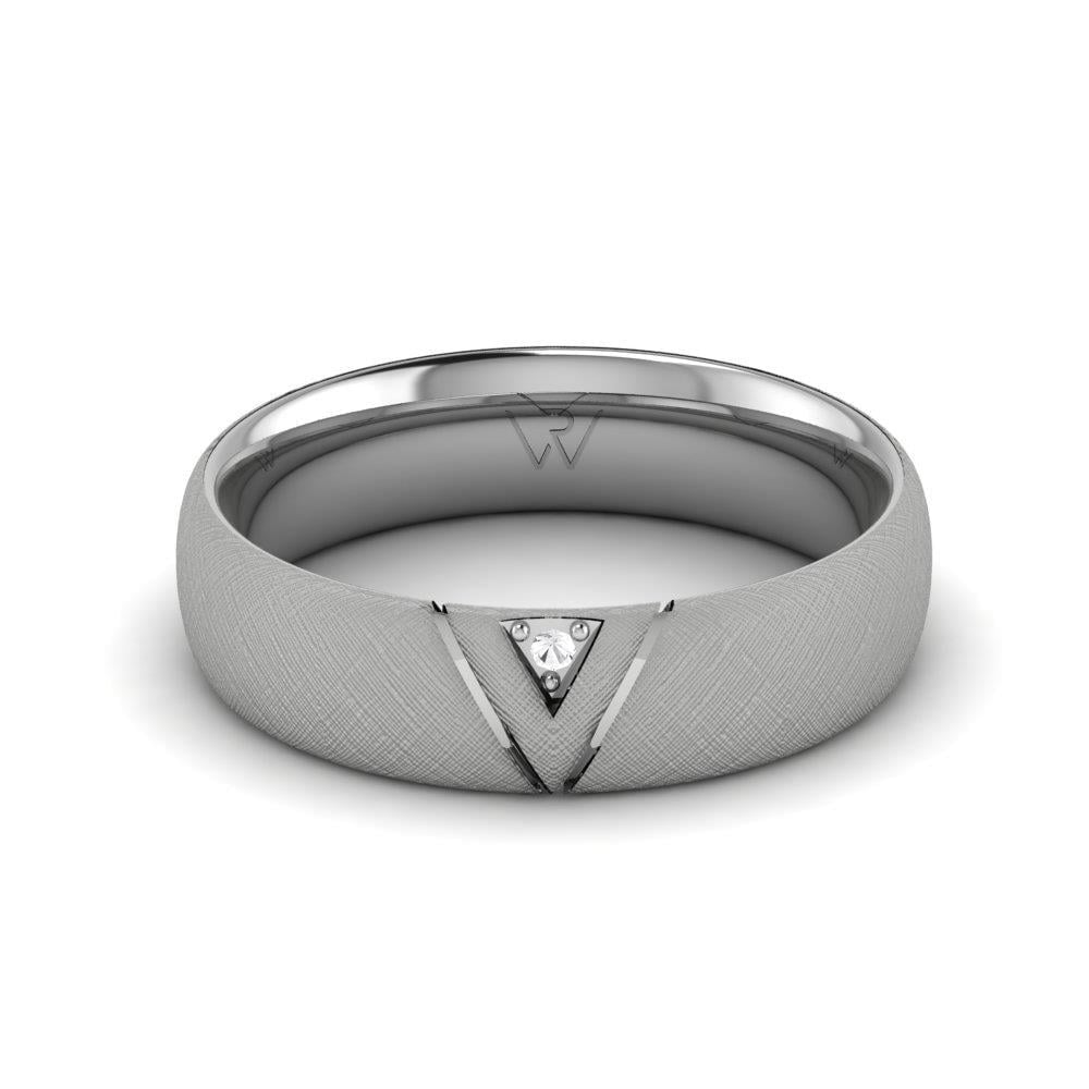 Alliances en Argent Rhodié couple Shineify Oxyde de Zirconium