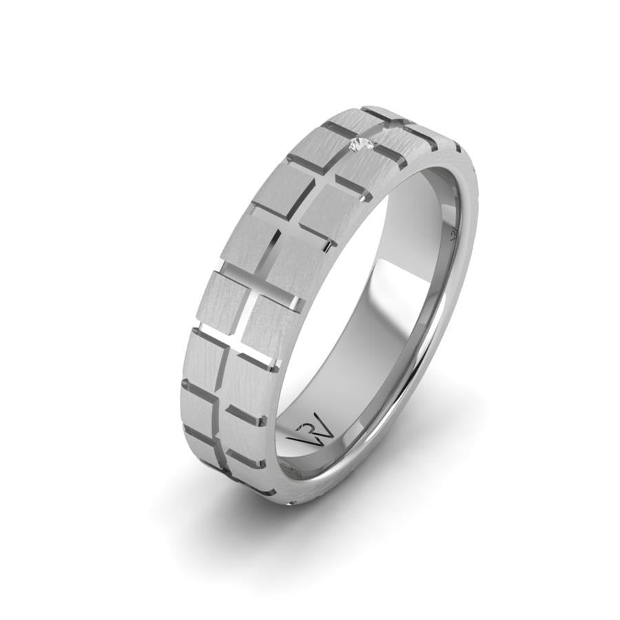 Alliances en Argent Rhodié couple Shining Ivy