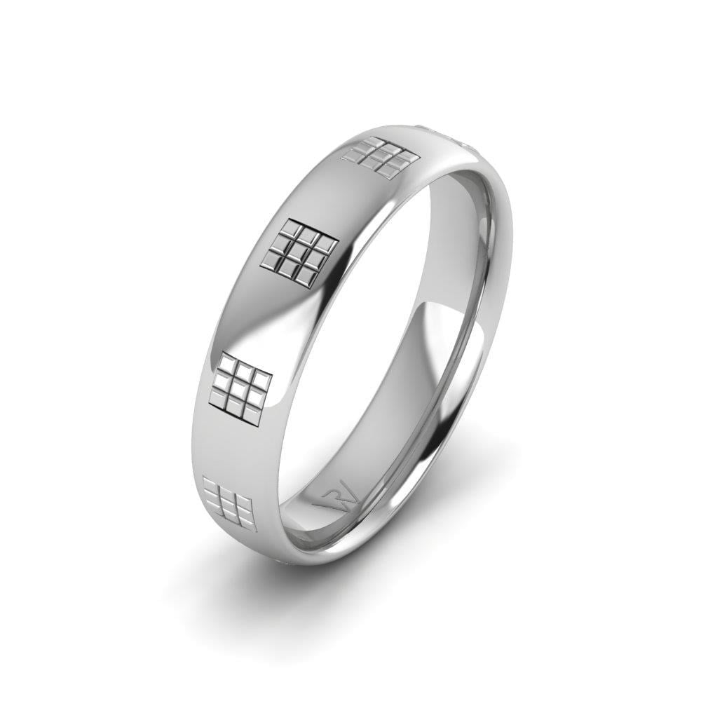 Alliances en Argent Rhodié couple Togethera Oxyde de Zirconium
