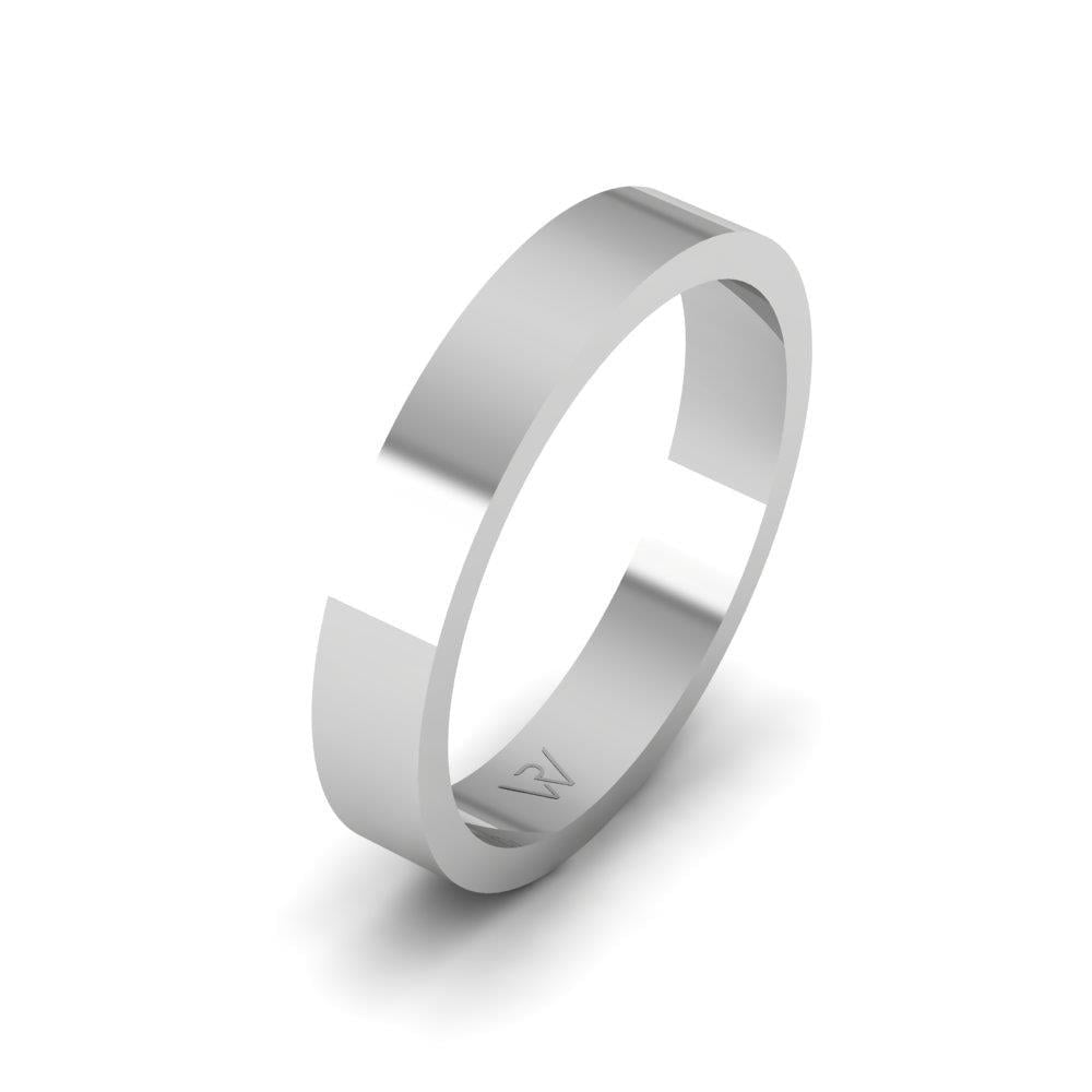 Alliances en Argent Rhodié couple Unifire Oxyde de Zirconium
