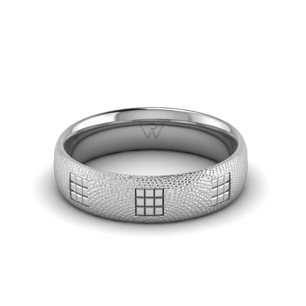 Alliances en Argent Rhodié couple Unitybands