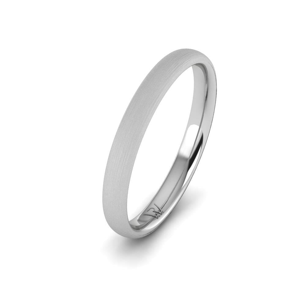 Alliances en Argent Rhodié couple Vivanta Oxyde de Zirconium