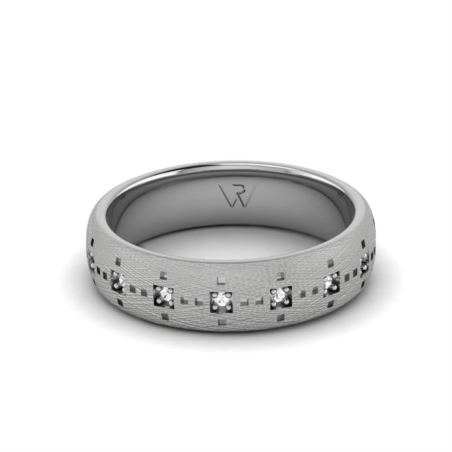 Alliances en Argent Rhodié Femme Alluring Island