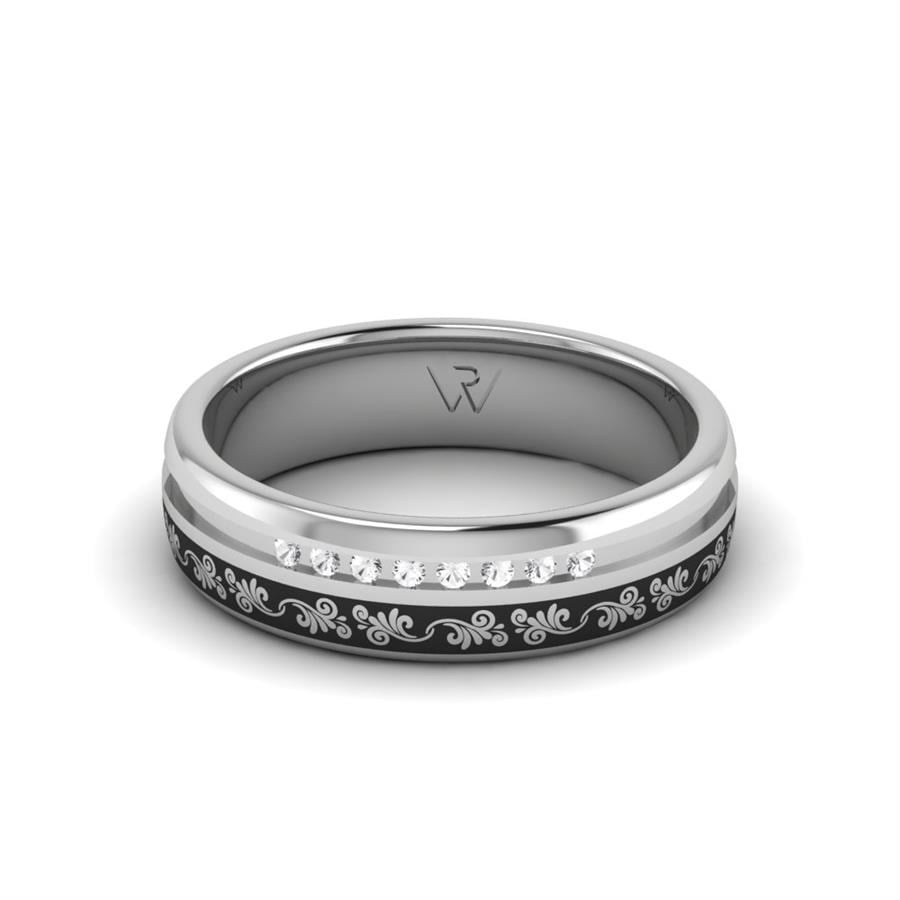 Alliances en Argent Rhodié Femme Alluring Light