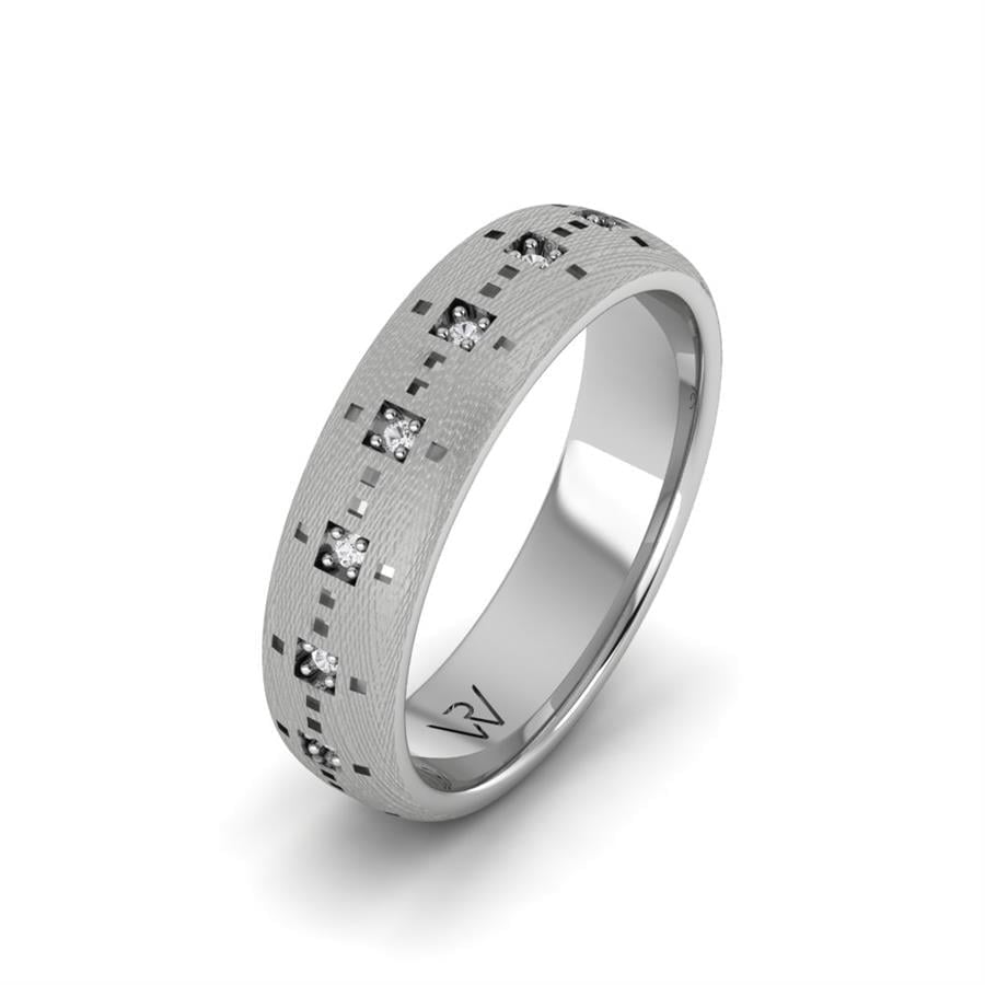 Alliances en Argent Rhodié Femme Alluring Island