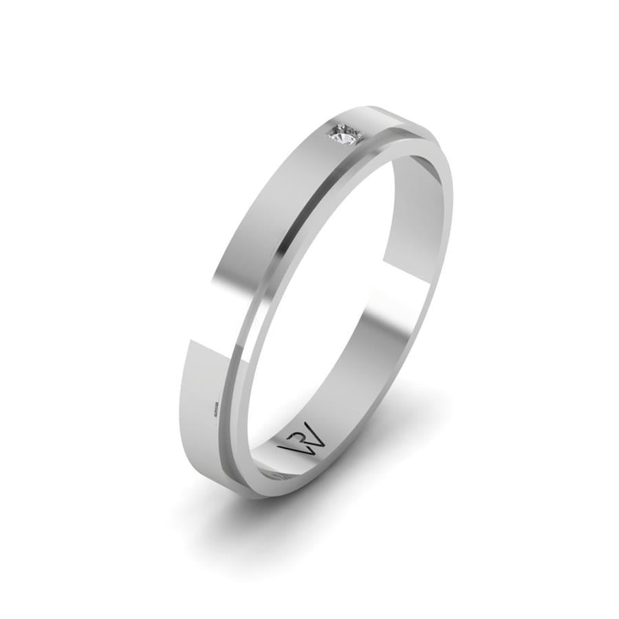 Alliances en Argent Rhodié Femme Blossomex