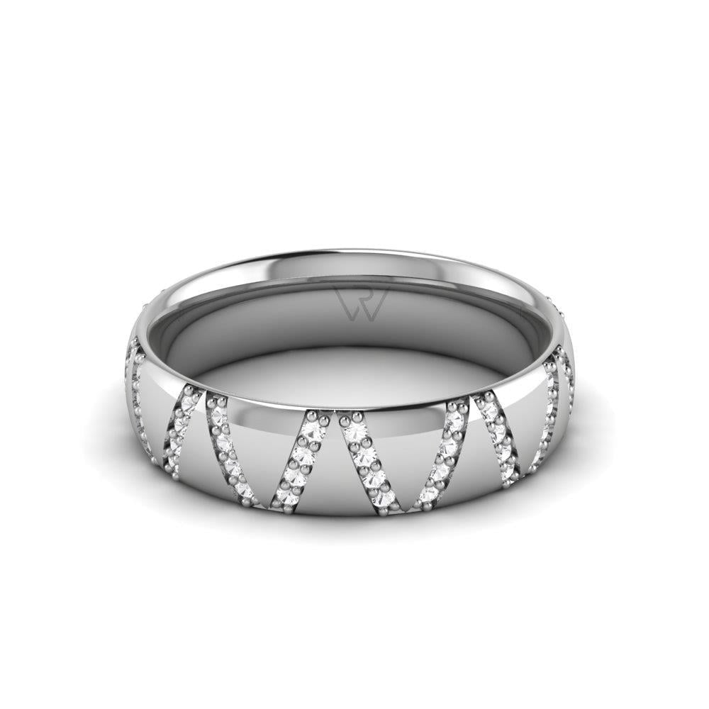 Alliances en Argent Rhodié Femme Captivora Oxyde de Zirconium