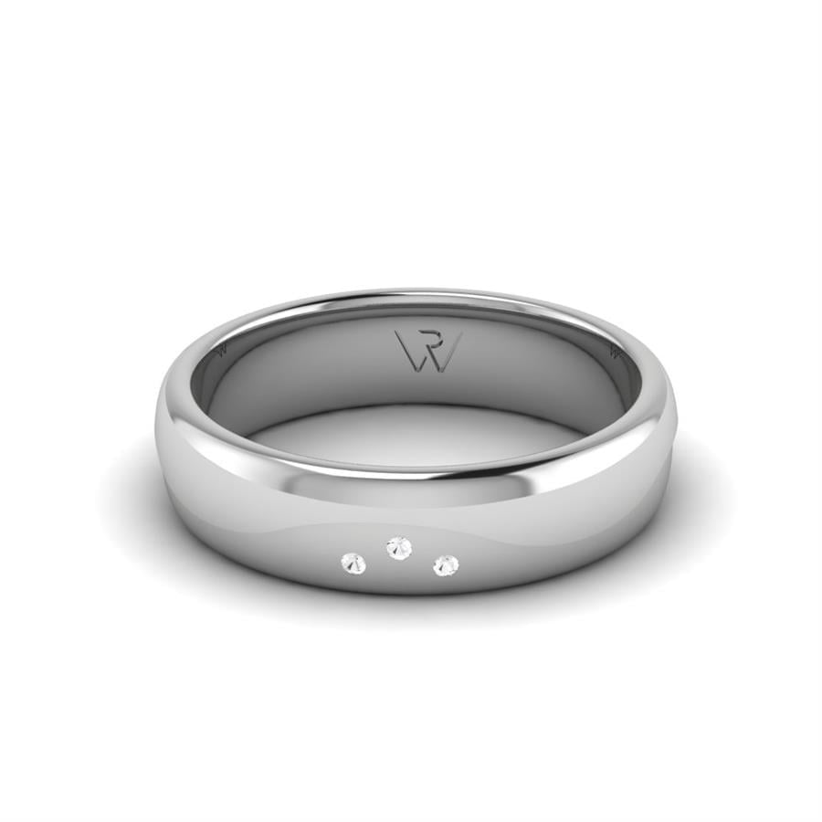 Alliances en Argent Rhodié Femme Dazzling Molly