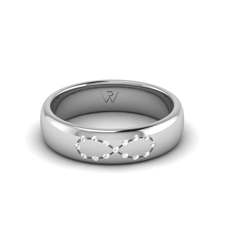 Alliances en Argent Rhodié Femme Dynamic Fusion