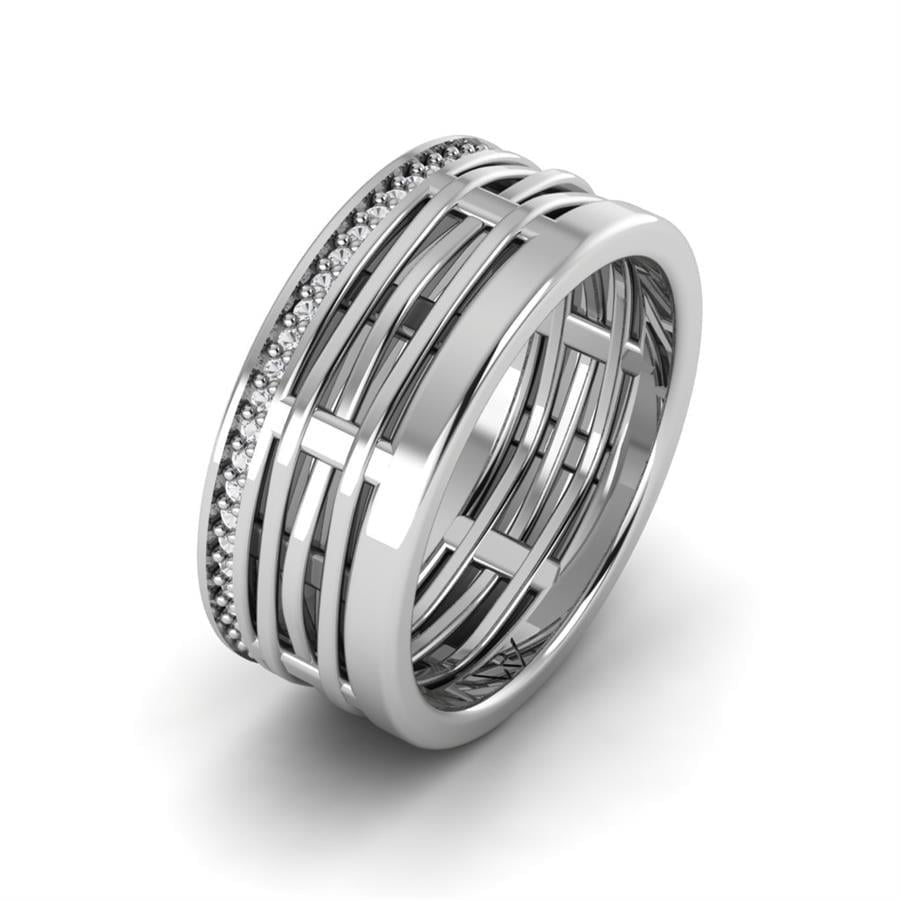 Alliances en Argent Rhodié Femme Elisabeth