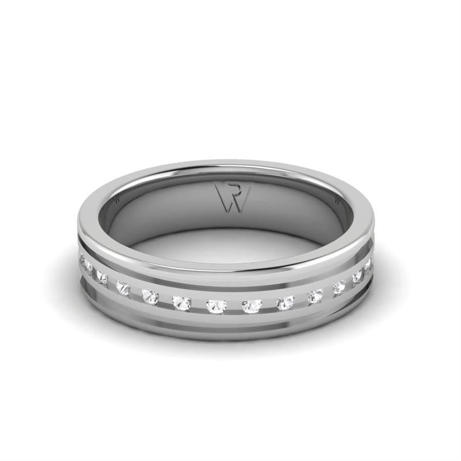Alliances en Argent Rhodié Femme ÉQuilibre