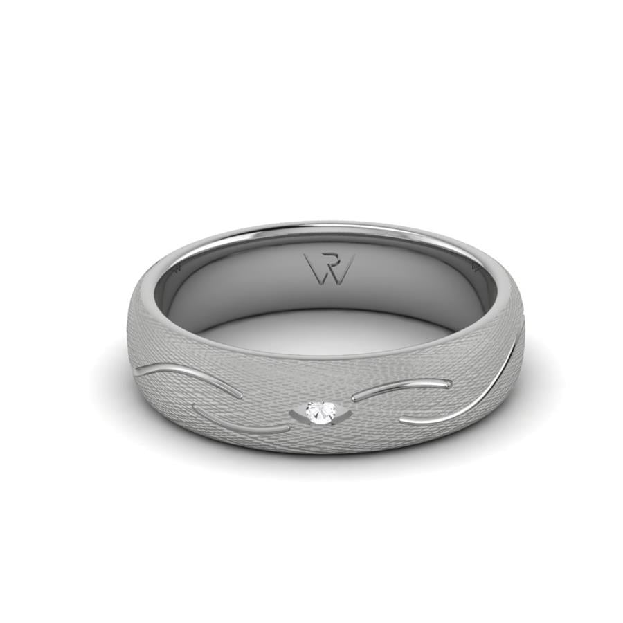 Alliances en Argent Rhodié Femme Fire