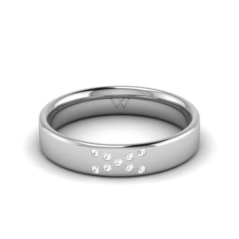 Alliances en Argent Rhodié Femme HarmonyOath Oxyde de Zirconium
