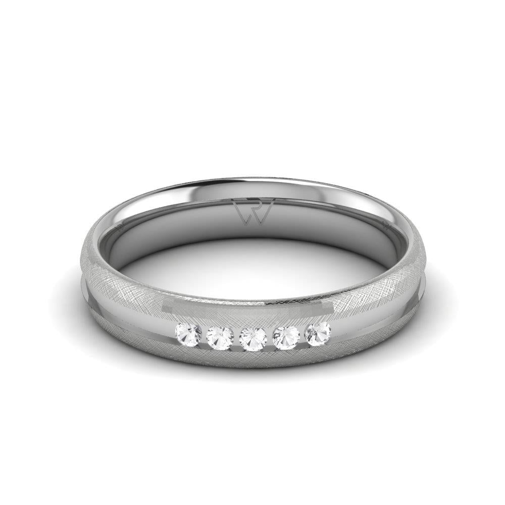 Alliances en Argent Rhodié Femme Infiniteshine Oxyde de Zirconium