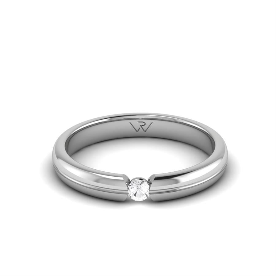 Alliances en Argent Rhodié Femme Limoges