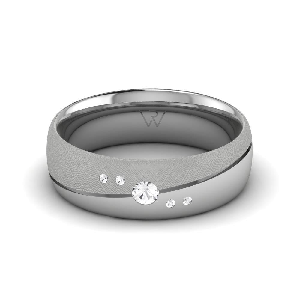Alliances en Argent Rhodié Femme PureAffection Oxyde de Zirconium