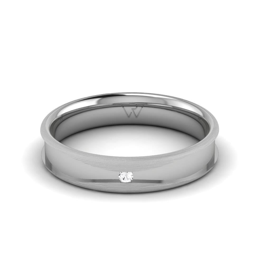 Alliances en Argent Rhodié Femme Shimmerix Oxyde de Zirconium