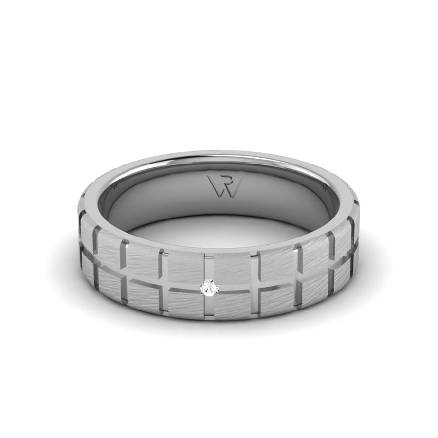 Alliances en Argent Rhodié Femme Shining Ivy