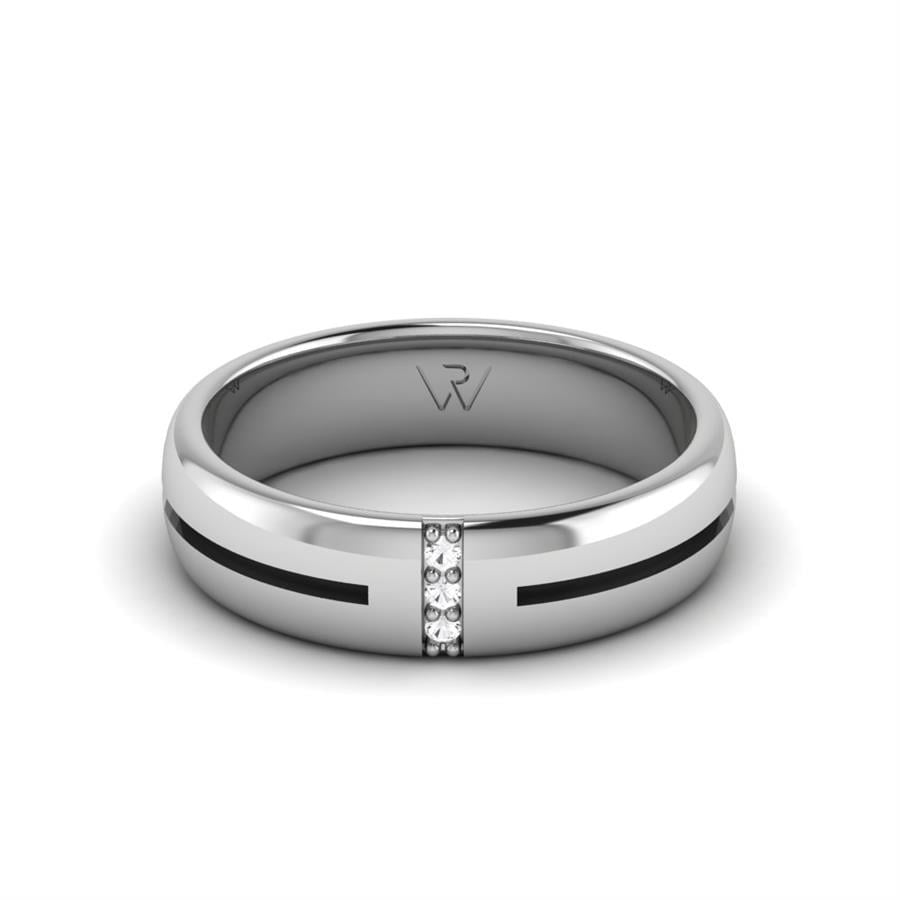 Alliances en Argent Rhodié Femme Unique Trust