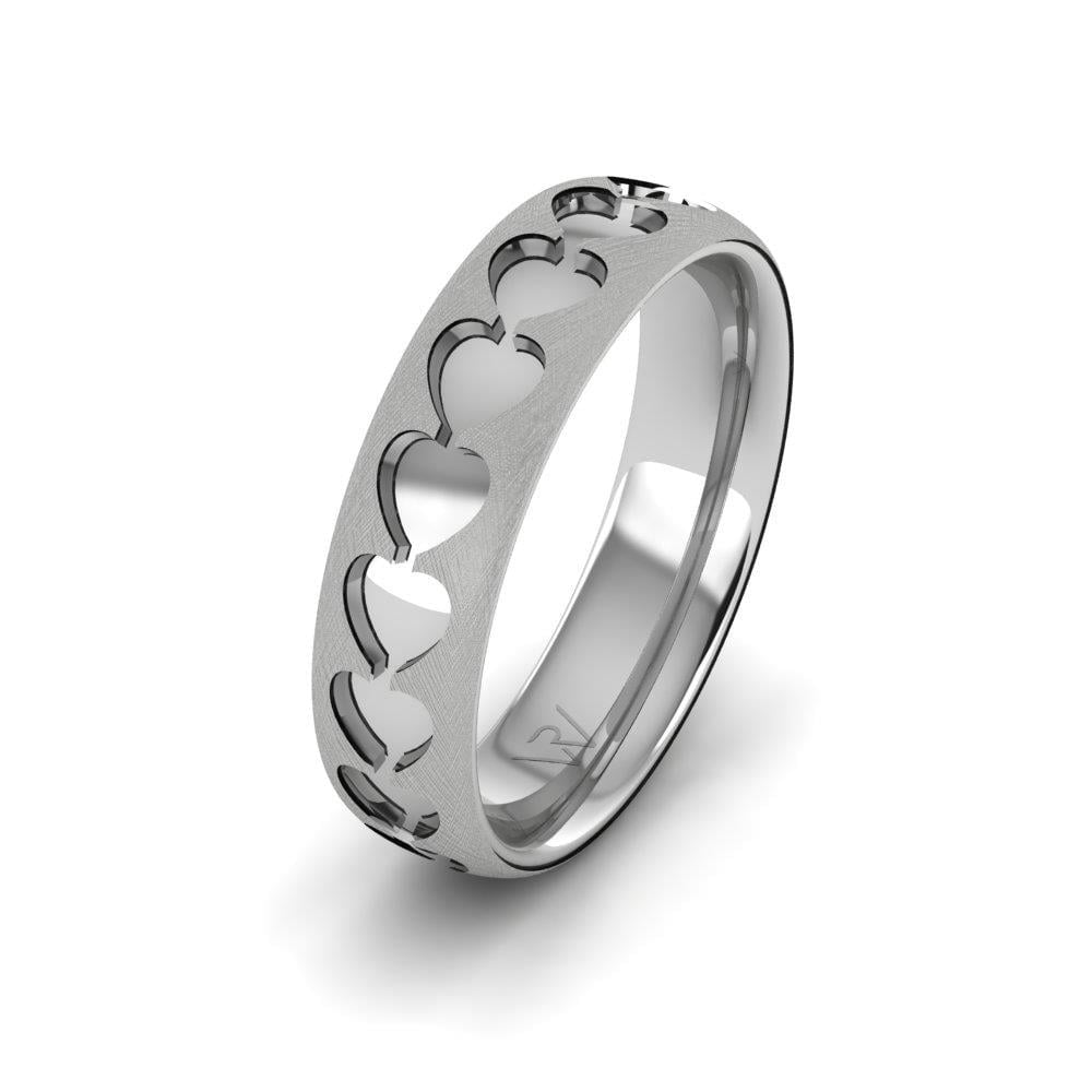Alliances en Argent Rhodié Femme Unitywave