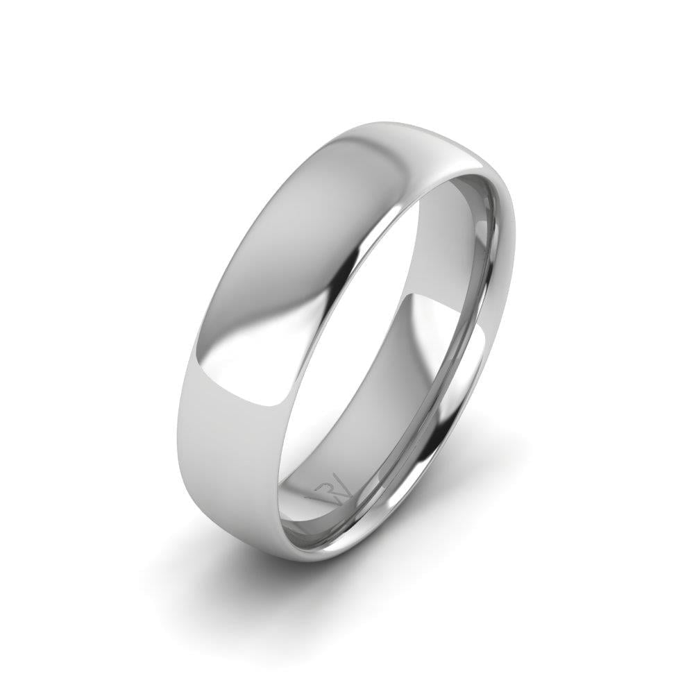 Alliances en Argent Rhodié Homme Charmant