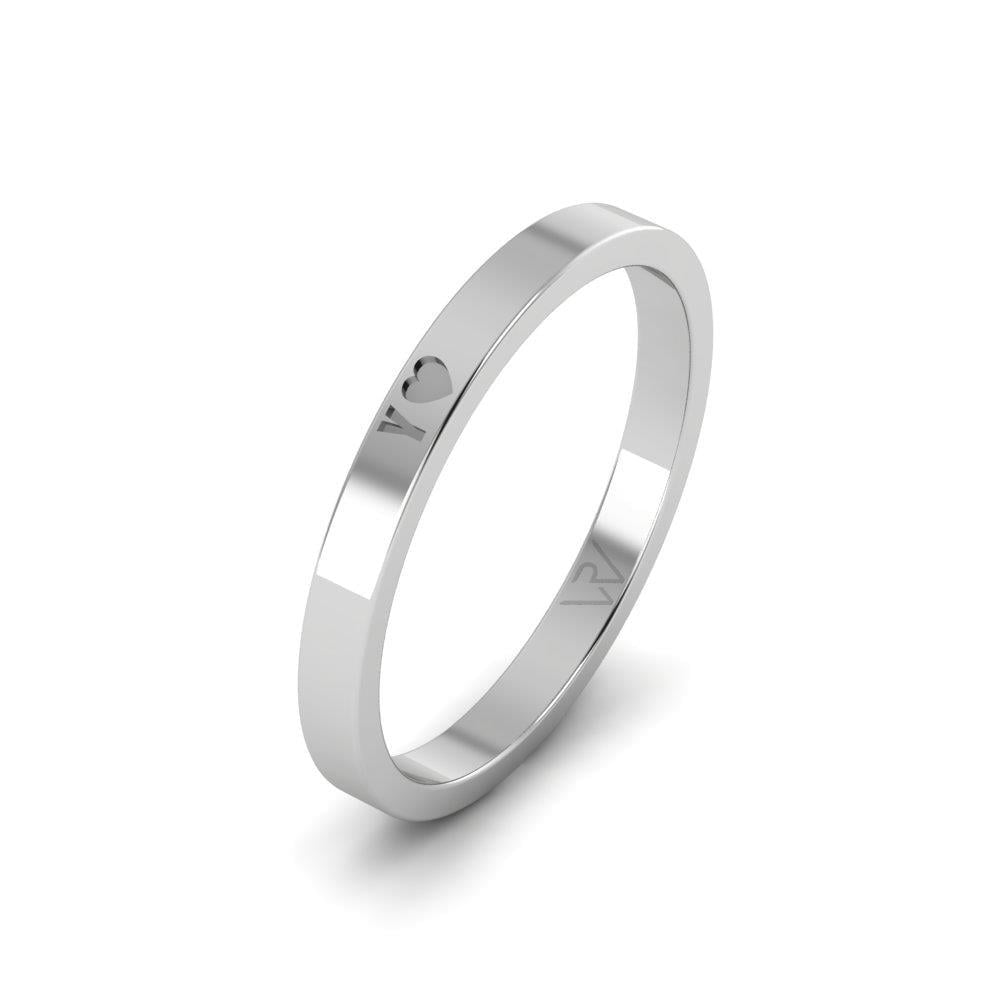 Alliances en Argent Rhodié Homme Delight Flora