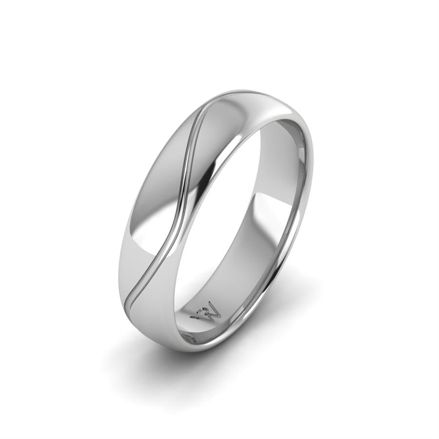 Alliances en Argent Rhodié Homme Enamor