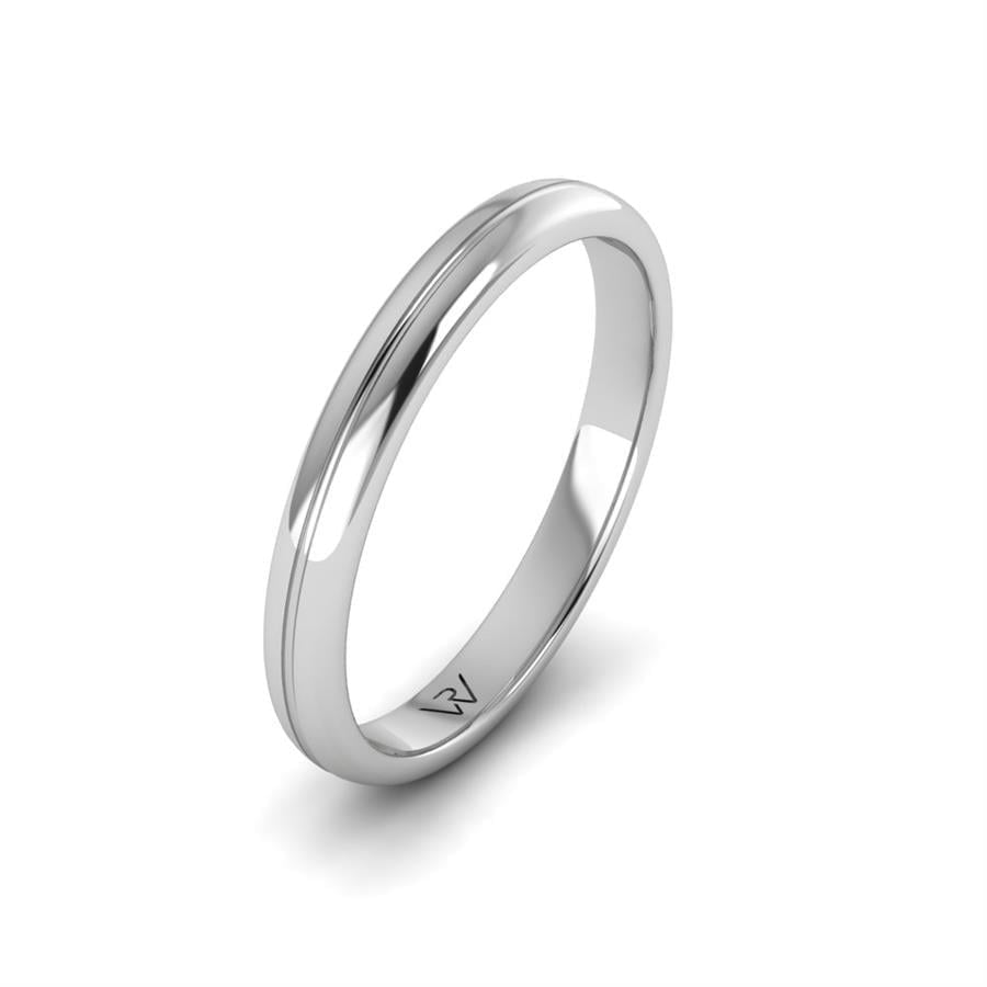 Alliances en Argent Rhodié Homme Limoges