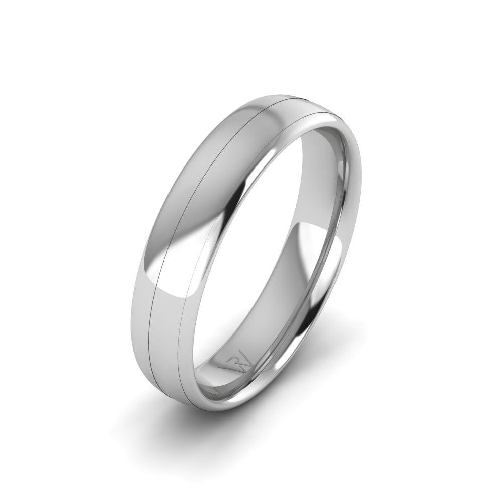 Alliances en Argent Rhodié Homme Lovelit