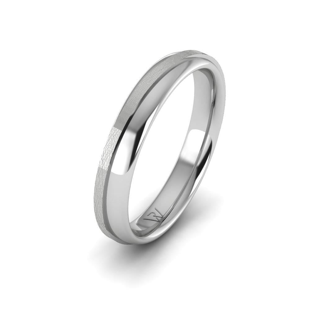 Alliances en Argent Rhodié Homme Scintillify