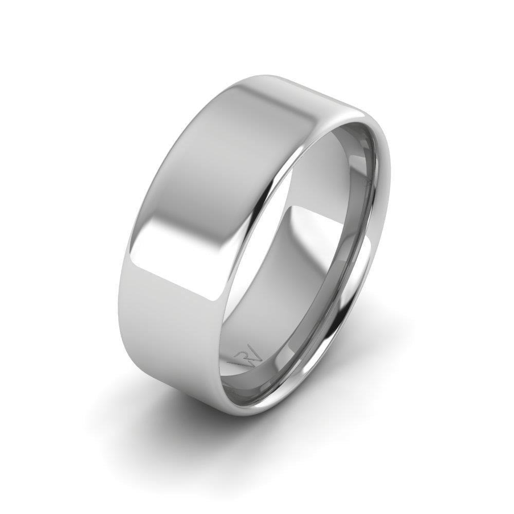 Alliances en Argent Rhodié Homme Unir