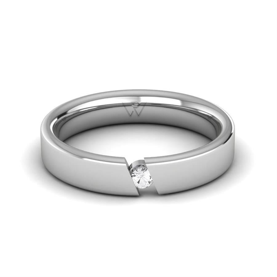 Alliances Femme en Platine RadiantBands Oxyde de Zirconium