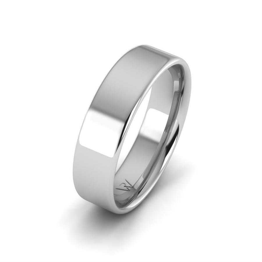 Alliances Homme en Platine LoveLink Oxyde de Zirconium