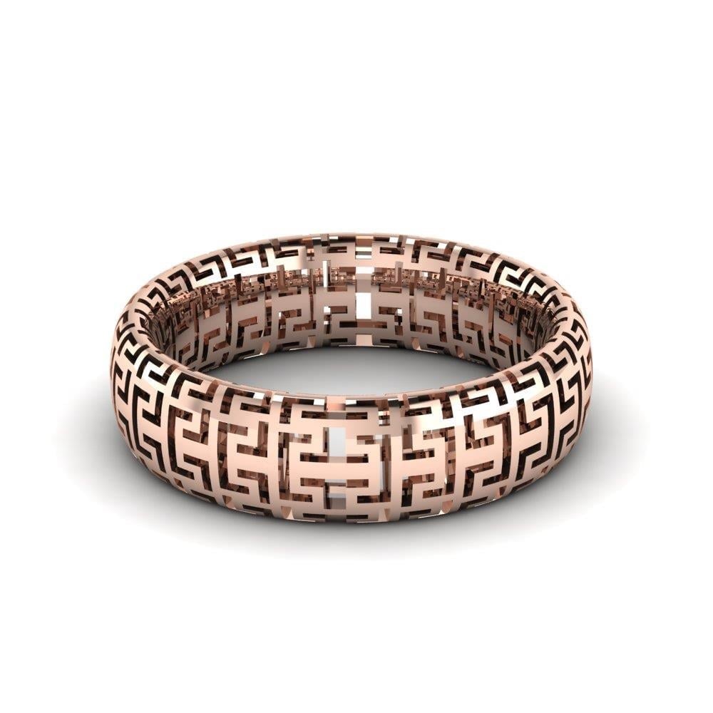 Alliances modernes femme Bloomheart Or Rose