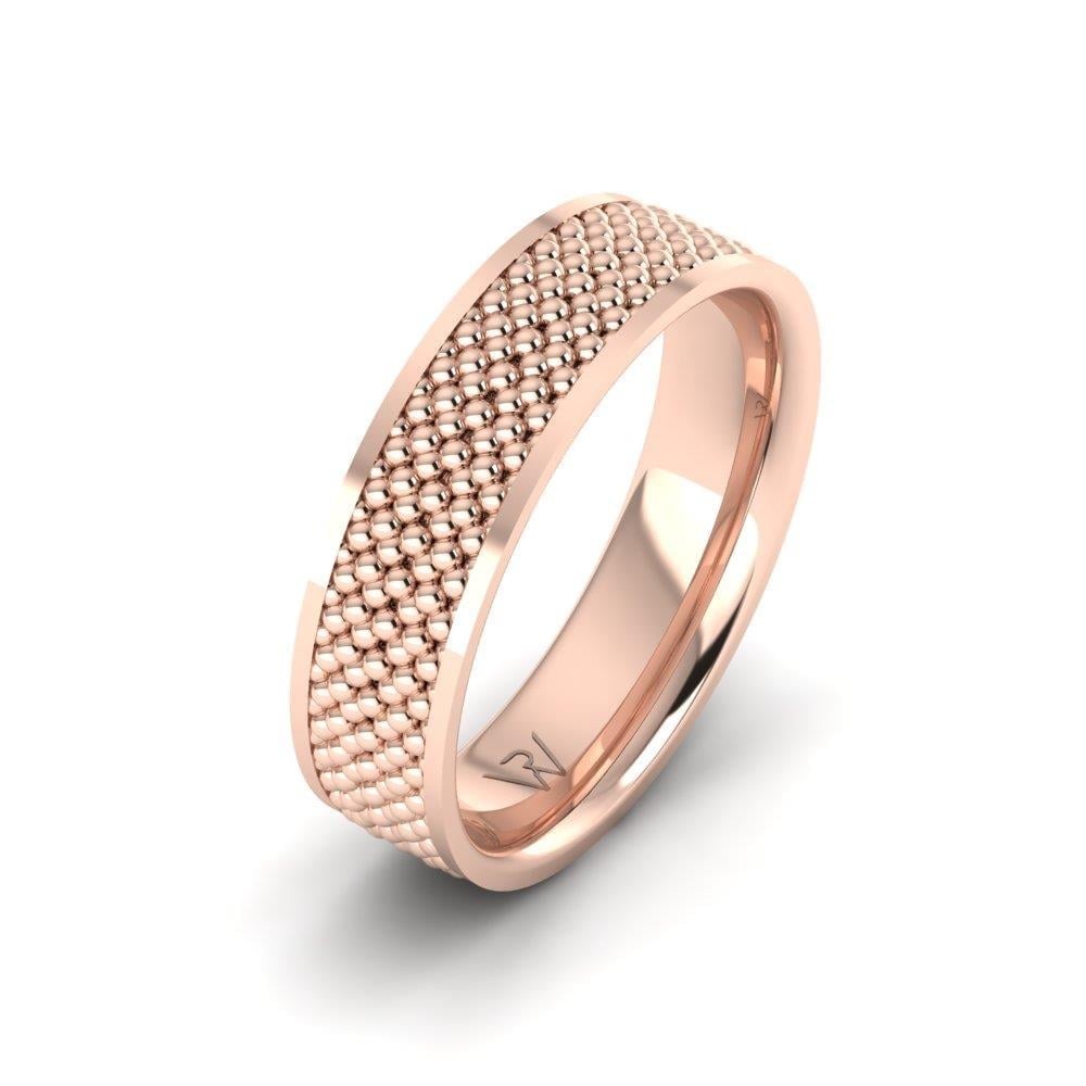 Alliances modernes femme Eleganta Or Rose