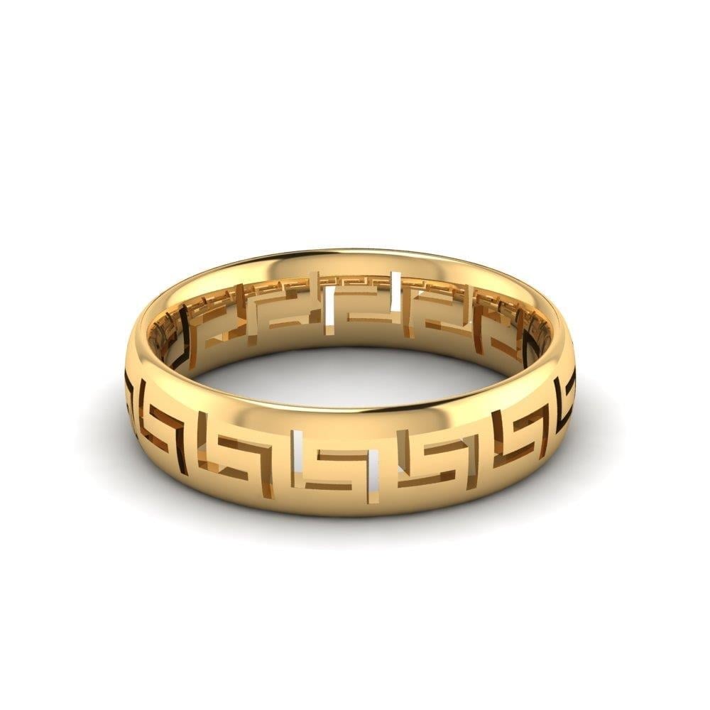 Alliances modernes femme Endearglow Or Jaune