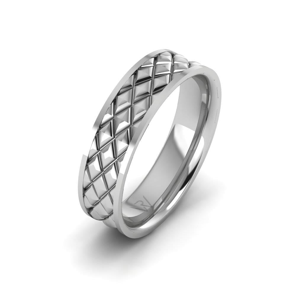 Alliances modernes femme Evermore Or Blanc