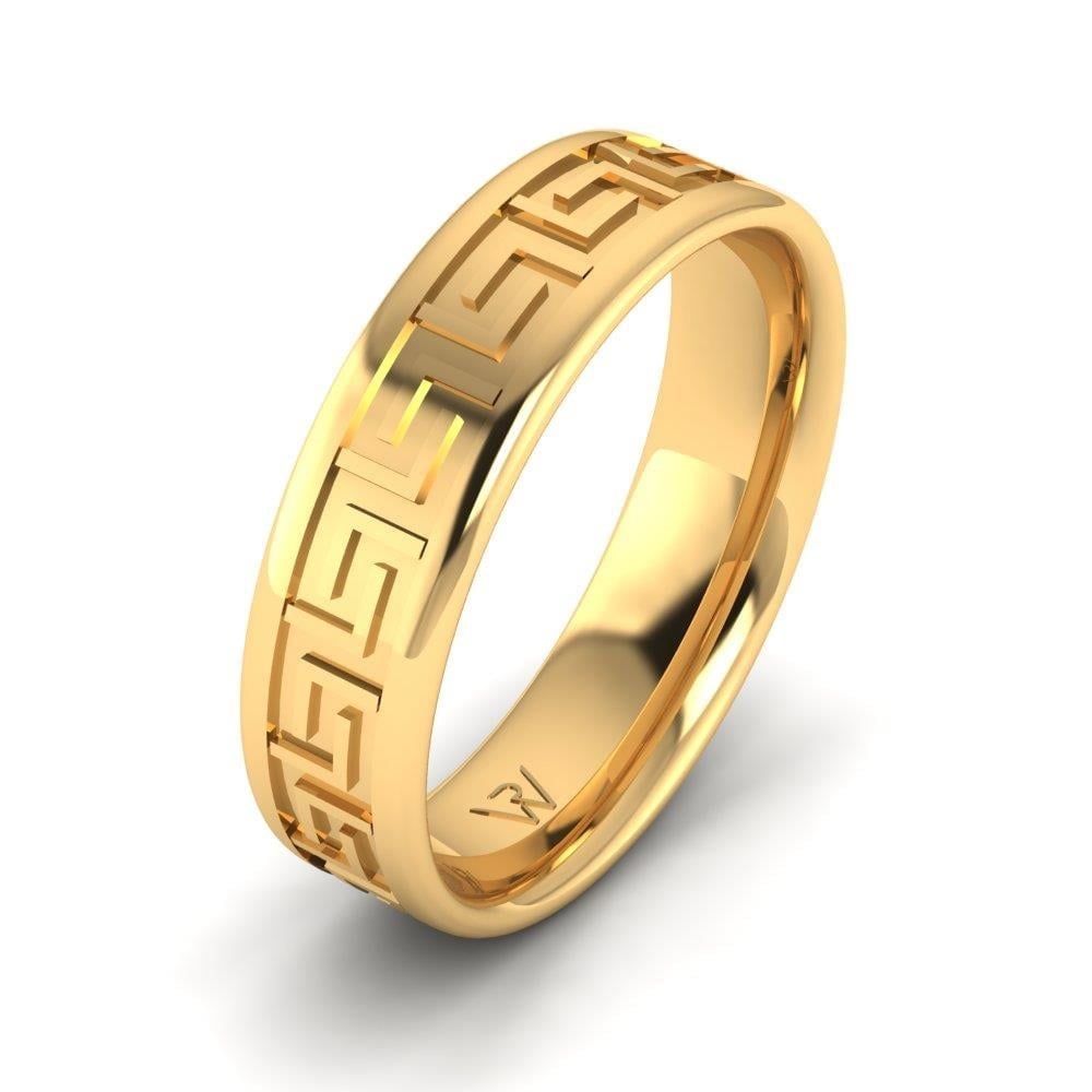Alliances modernes homme Cuddlecarve Or Jaune