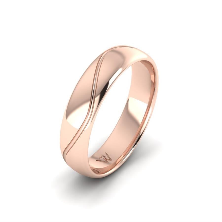 Alliances Modernes Homme Enamor Or Rose