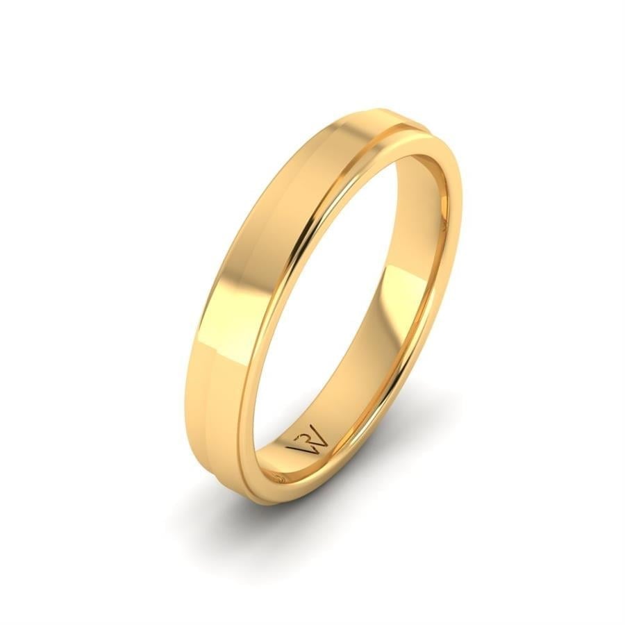 Alliances Modernes Homme Honey Or Jaune
