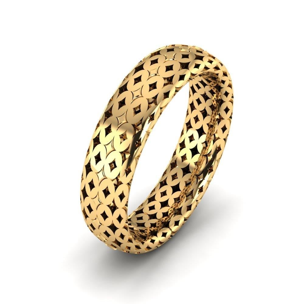 Alliances modernes homme Joy Grove Or Jaune