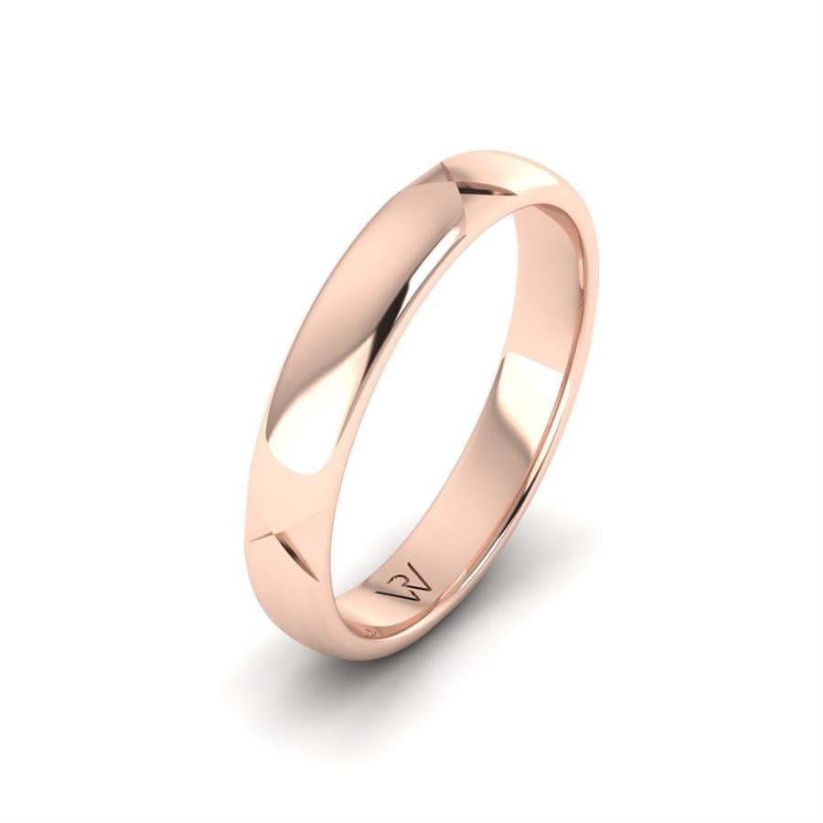 Alliances modernes homme Leonide Or Rose