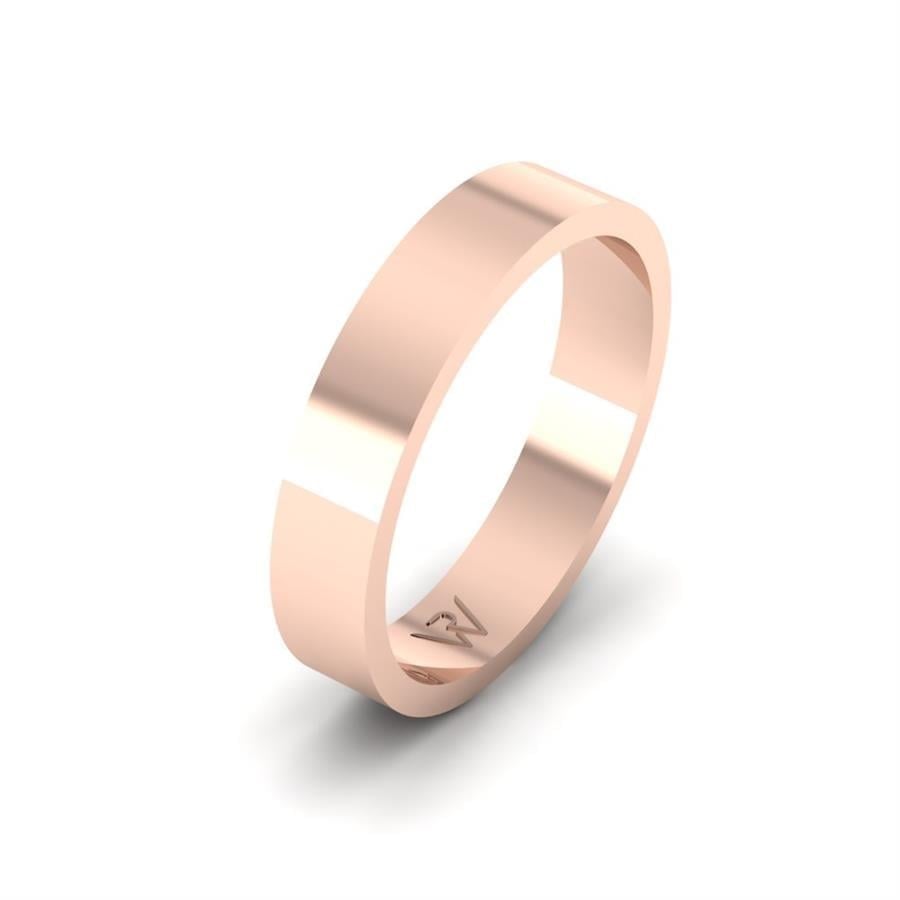 Alliances Modernes Homme Petanzi Or Rose