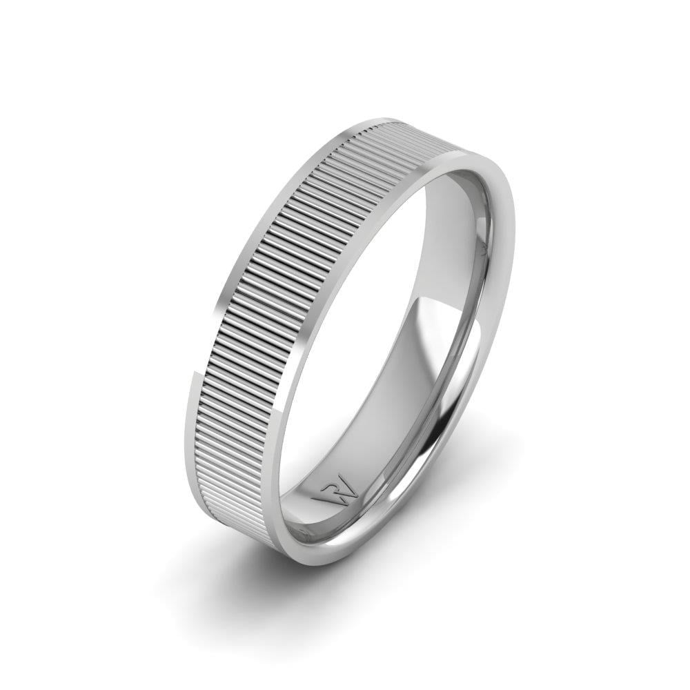 Alliances modernes homme Radiave Or Blanc