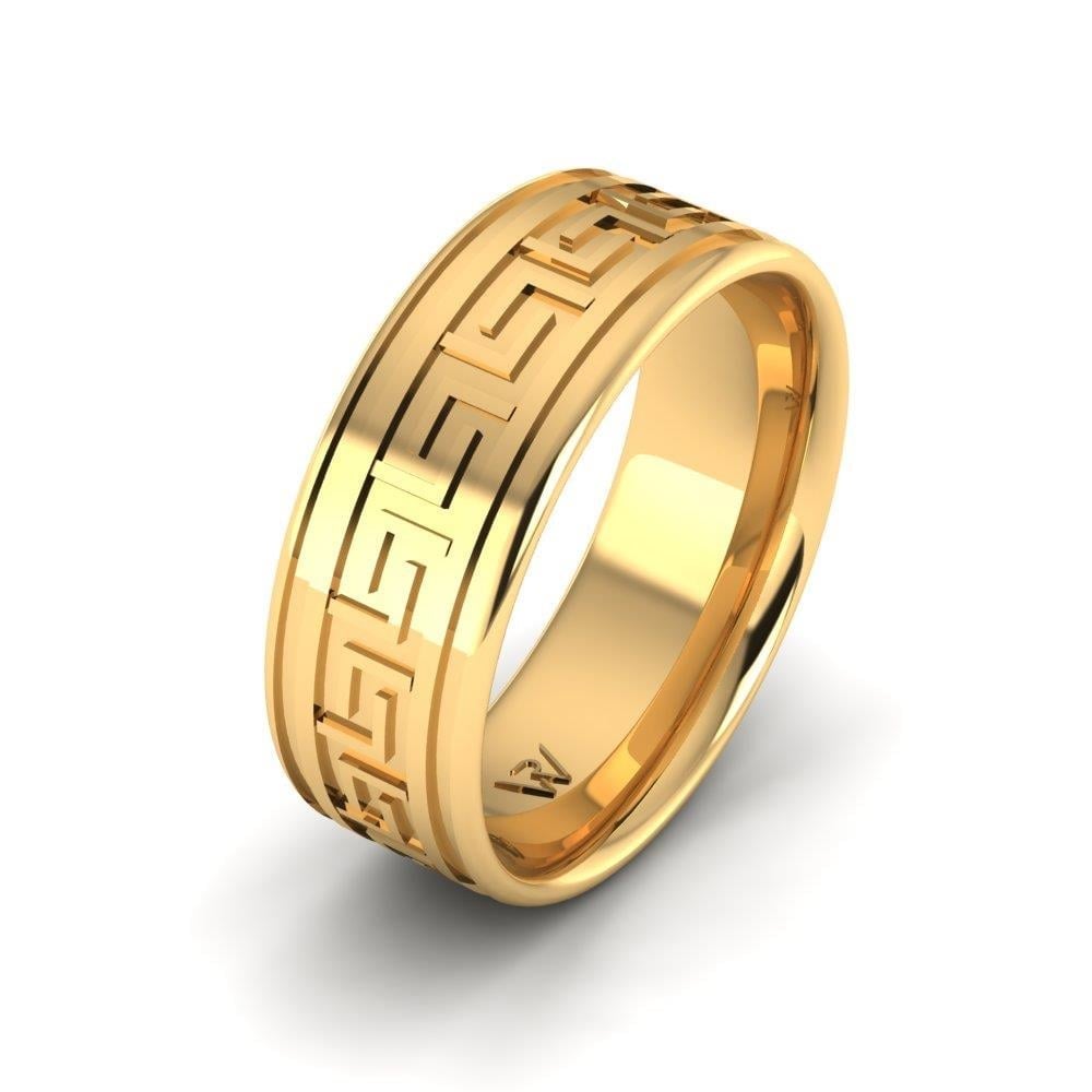 Alliances modernes homme Reveriecircle Or Jaune