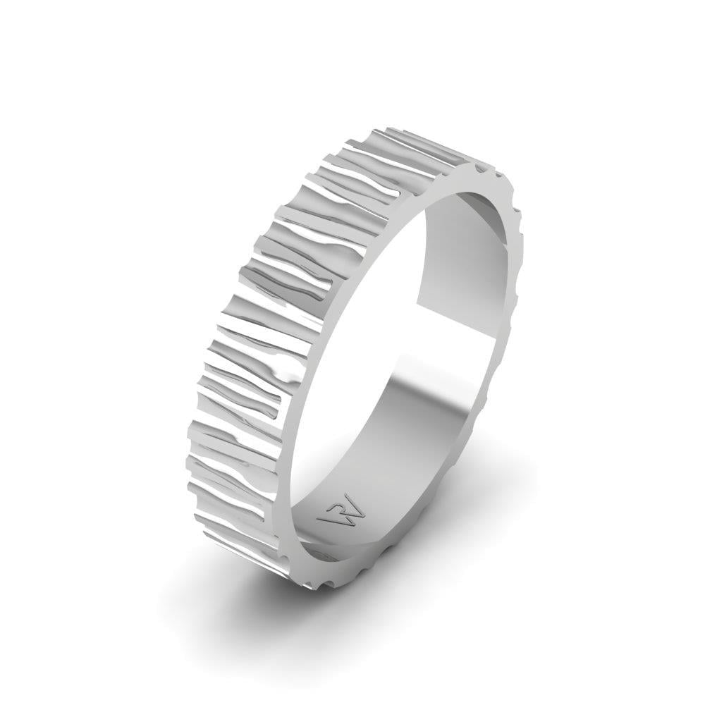Alliances modernes homme Rosybliss Or Blanc