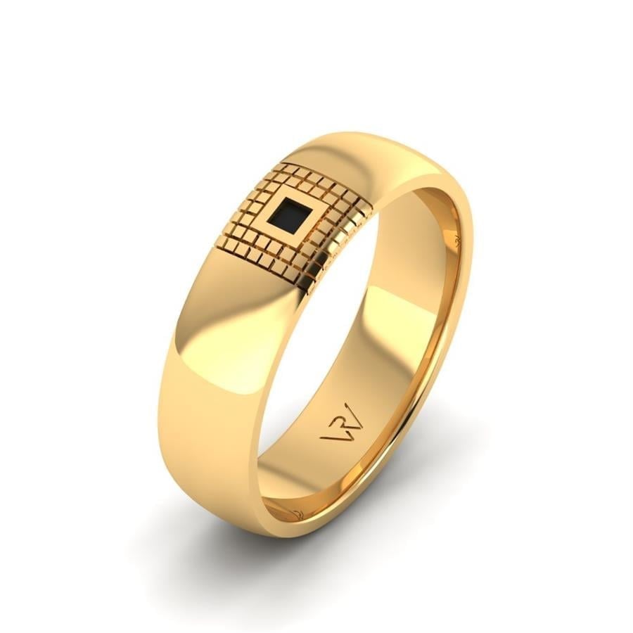 Alliances modernes homme Shamrock Or Jaune