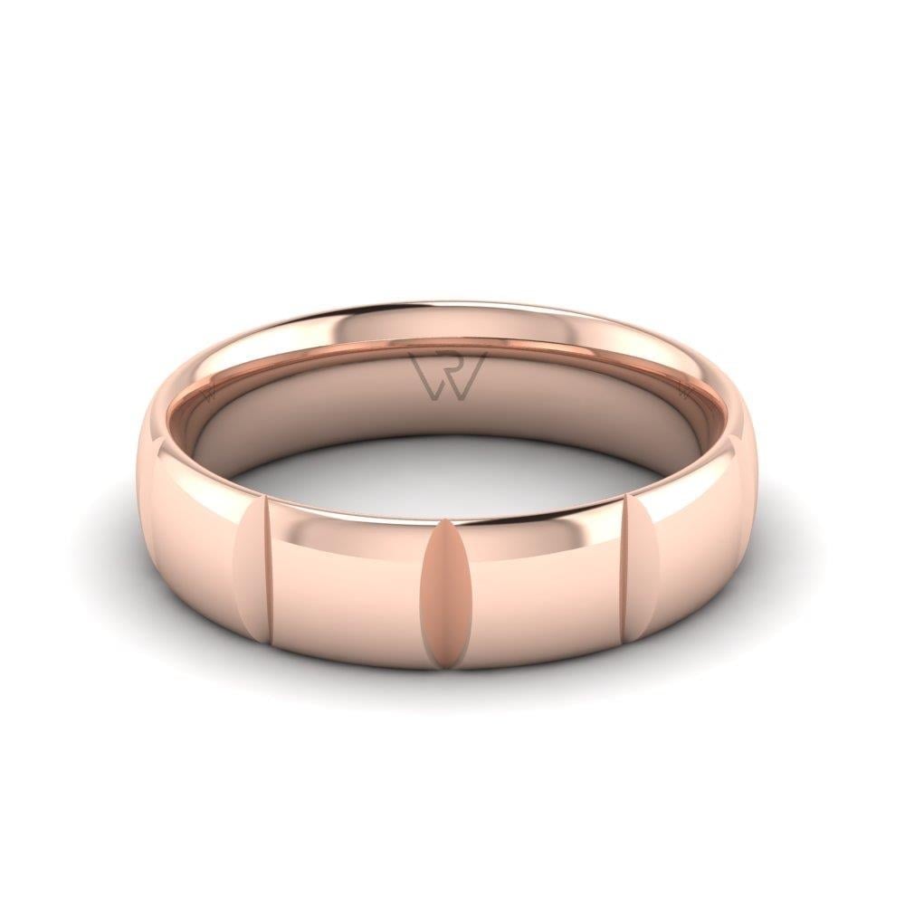 Alliances modernes LoveLuminance Or Rose